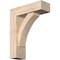 Ekena Millwork Thorton Block Smooth Bracket w/ Offset Brace, Douglas Fir, 5 1/2"W x 16"D x 20"H BKT0604X16X20THR05SDF - alternate 1